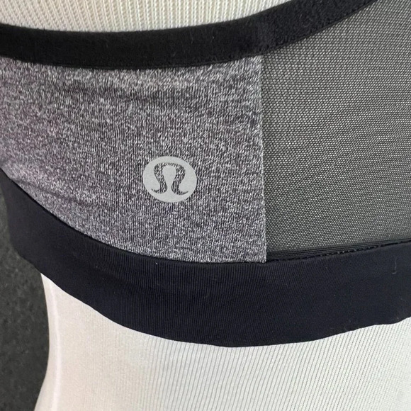 Lululemon 10 Speed Up Bra *High Support for C/D Cup Heathered Black / Black - Picture 5 of 7